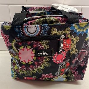 Nicole Miller insulated lunch tote with handles